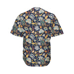 Vintage Indian Floral Pattern Print Men's Baseball Jersey