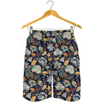 Vintage Indian Floral Pattern Print Men's Shorts
