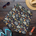 Vintage Indian Floral Pattern Print Men's Shorts