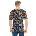 Vintage Indian Floral Pattern Print Men's T-Shirt