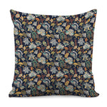 Vintage Indian Floral Pattern Print Pillow Cover
