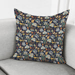 Vintage Indian Floral Pattern Print Pillow Cover