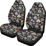 Vintage Indian Floral Pattern Print Universal Fit Car Seat Covers