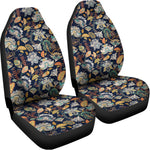Vintage Indian Floral Pattern Print Universal Fit Car Seat Covers