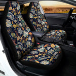 Vintage Indian Floral Pattern Print Universal Fit Car Seat Covers