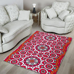 Vintage Indian Mandala Print Area Rug GearFrost