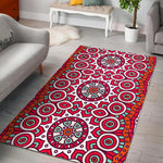 Vintage Indian Mandala Print Area Rug GearFrost