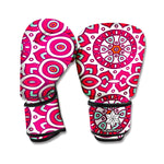 Vintage Indian Mandala Print Boxing Gloves