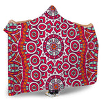 Vintage Indian Mandala Print Hooded Blanket