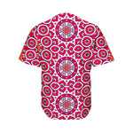 Vintage Indian Mandala Print Men's Baseball Jersey