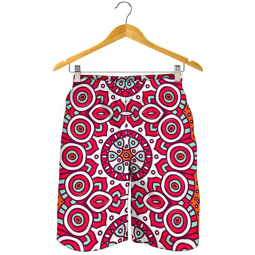 Vintage Indian Mandala Print Men's Shorts