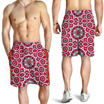 Vintage Indian Mandala Print Men's Shorts