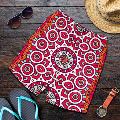Vintage Indian Mandala Print Men's Shorts