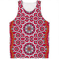 Vintage Indian Mandala Print Men's Tank Top