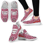 Vintage Indian Mandala Print Mesh Knit Shoes GearFrost