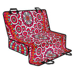 Vintage Indian Mandala Print Pet Car Back Seat Cover