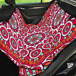 Vintage Indian Mandala Print Pet Car Back Seat Cover