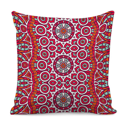 Vintage Indian Mandala Print Pillow Cover