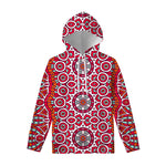 Vintage Indian Mandala Print Pullover Hoodie