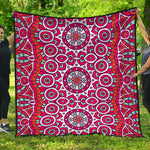 Vintage Indian Mandala Print Quilt