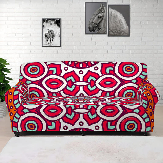 Vintage Indian Mandala Print Sofa Cover