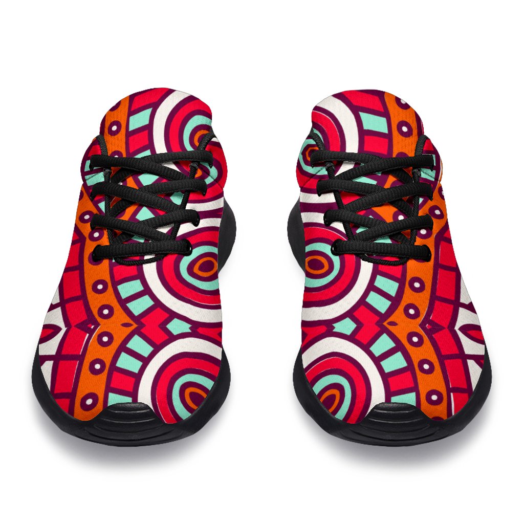 Vintage Indian Mandala Print Sport Shoes GearFrost
