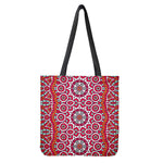 Vintage Indian Mandala Print Tote Bag