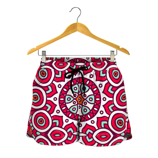 Vintage Indian Mandala Print Women's Shorts