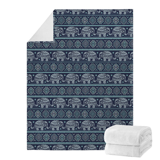 Vintage Indian Tribal Pattern Print Blanket