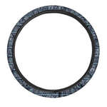 Vintage Indian Tribal Pattern Print Car Steering Wheel Cover