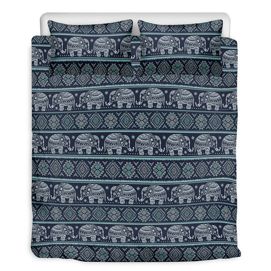 Vintage Indian Tribal Pattern Print Duvet Cover Bedding Set