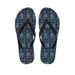 Vintage Indian Tribal Pattern Print Flip Flops