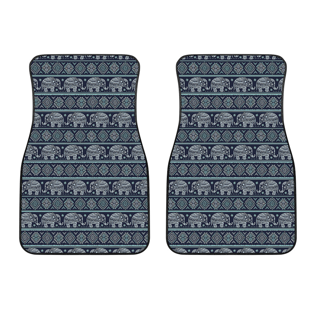 Vintage Indian Tribal Pattern Print Front Car Floor Mats