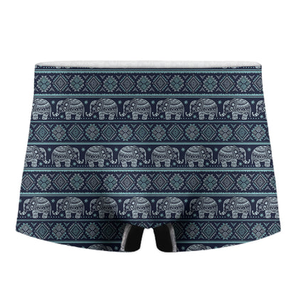 Vintage Indian Tribal Pattern Print Men's Boxer Briefs