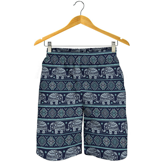 Vintage Indian Tribal Pattern Print Men's Shorts