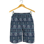 Vintage Indian Tribal Pattern Print Men's Shorts