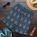 Vintage Indian Tribal Pattern Print Men's Shorts