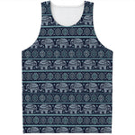 Vintage Indian Tribal Pattern Print Men's Tank Top