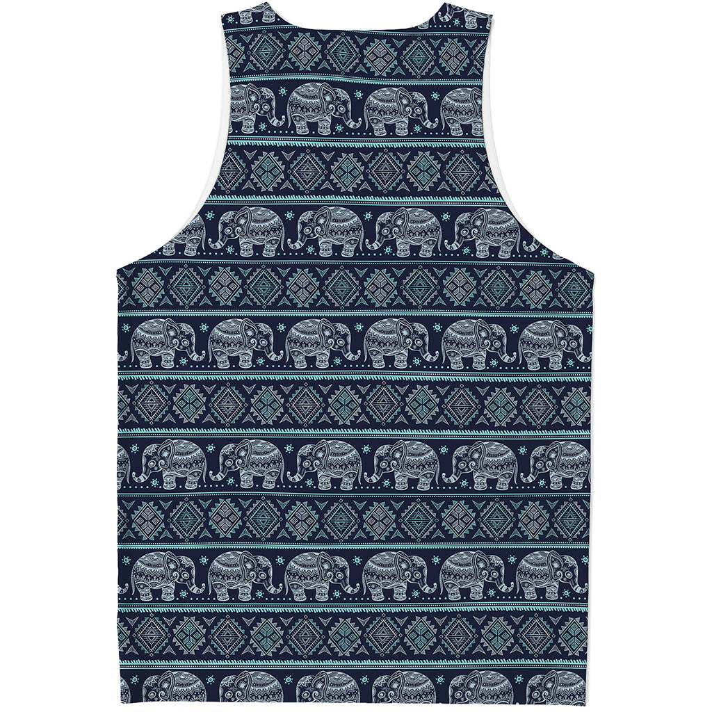 Vintage Indian Tribal Pattern Print Men's Tank Top
