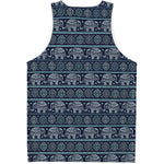 Vintage Indian Tribal Pattern Print Men's Tank Top