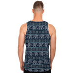 Vintage Indian Tribal Pattern Print Men's Tank Top