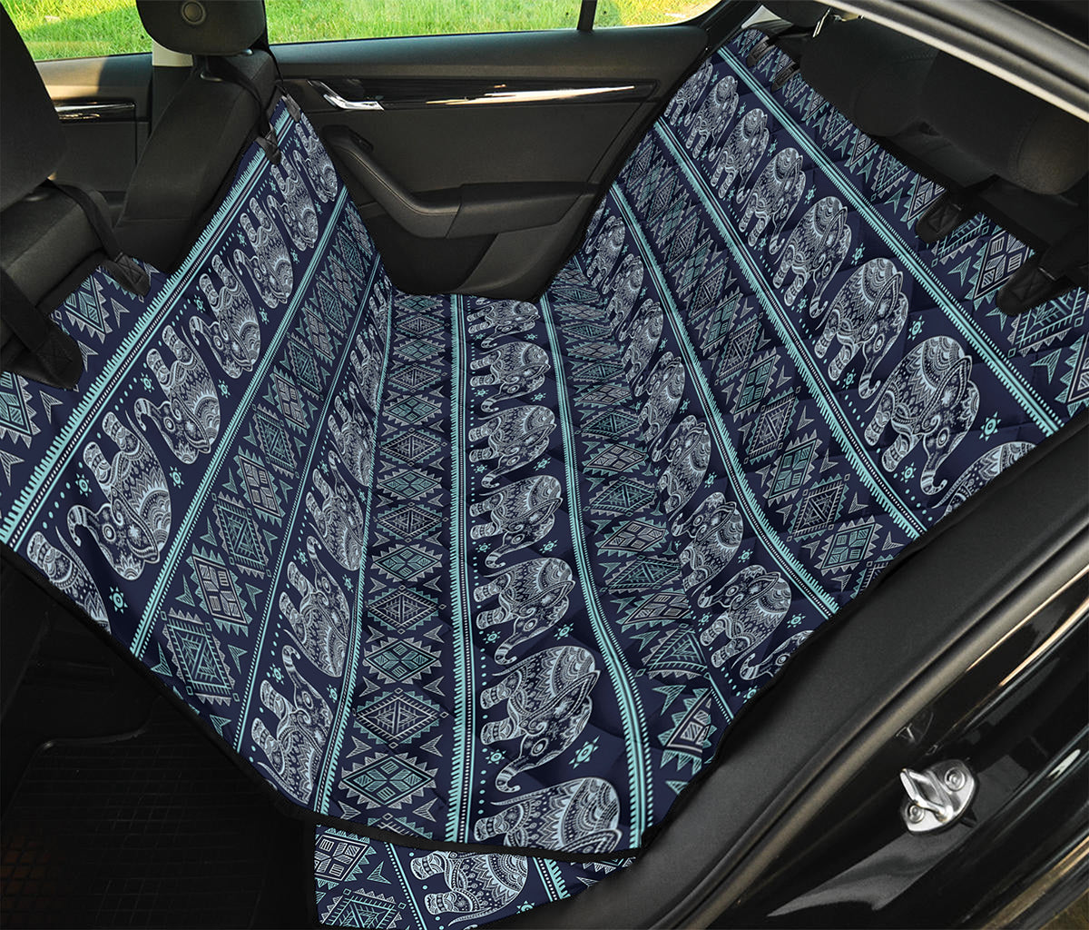 Vintage Indian Tribal Pattern Print Pet Car Back Seat Cover