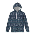 Vintage Indian Tribal Pattern Print Pullover Hoodie