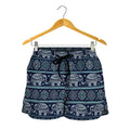 Vintage Indian Tribal Pattern Print Women's Shorts