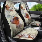 Vintage Jack Russell Terrier Universal Fit Car Seat Covers GearFrost