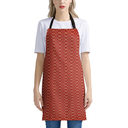Vintage Japanese Pattern Print Apron