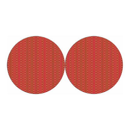 Vintage Japanese Pattern Print Car Coasters