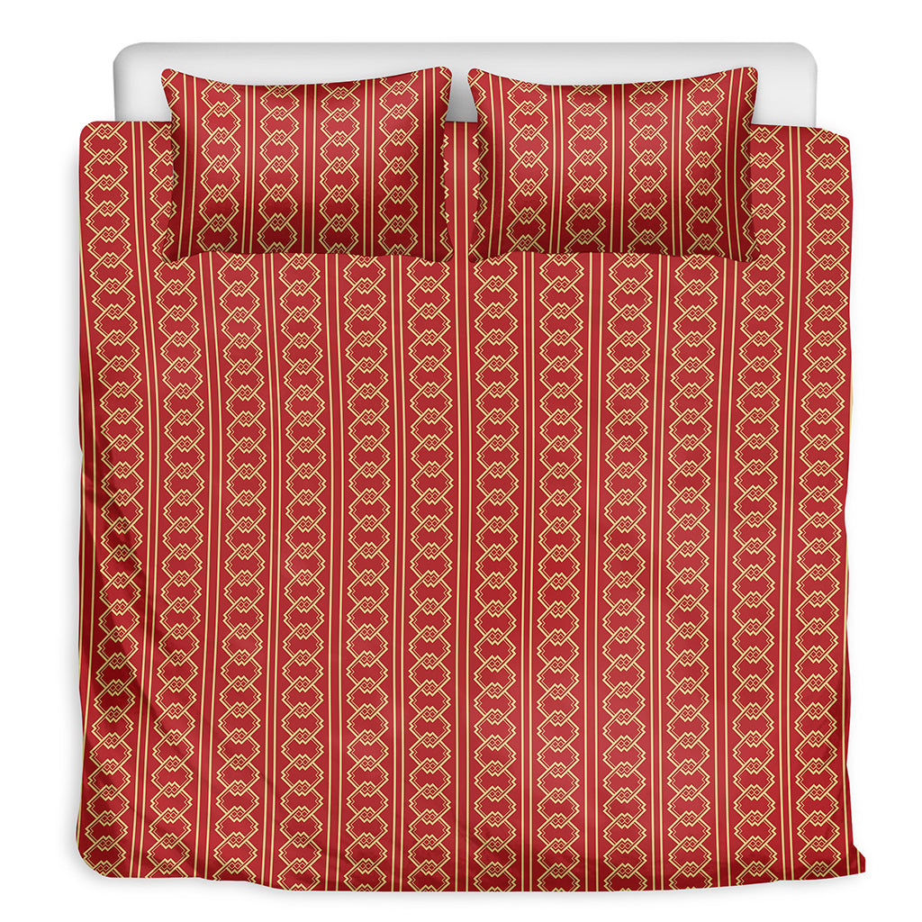 Vintage Japanese Pattern Print Duvet Cover Bedding Set