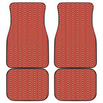 Vintage Japanese Pattern Print Front and Back Car Floor Mats