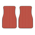 Vintage Japanese Pattern Print Front Car Floor Mats